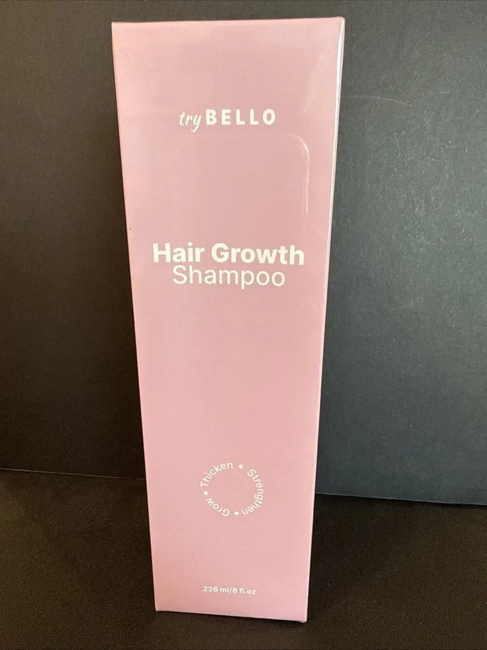 tryBELLO Hair Growth Shampoo 8 oz Thicken Strengthen Grow NEW Sealed